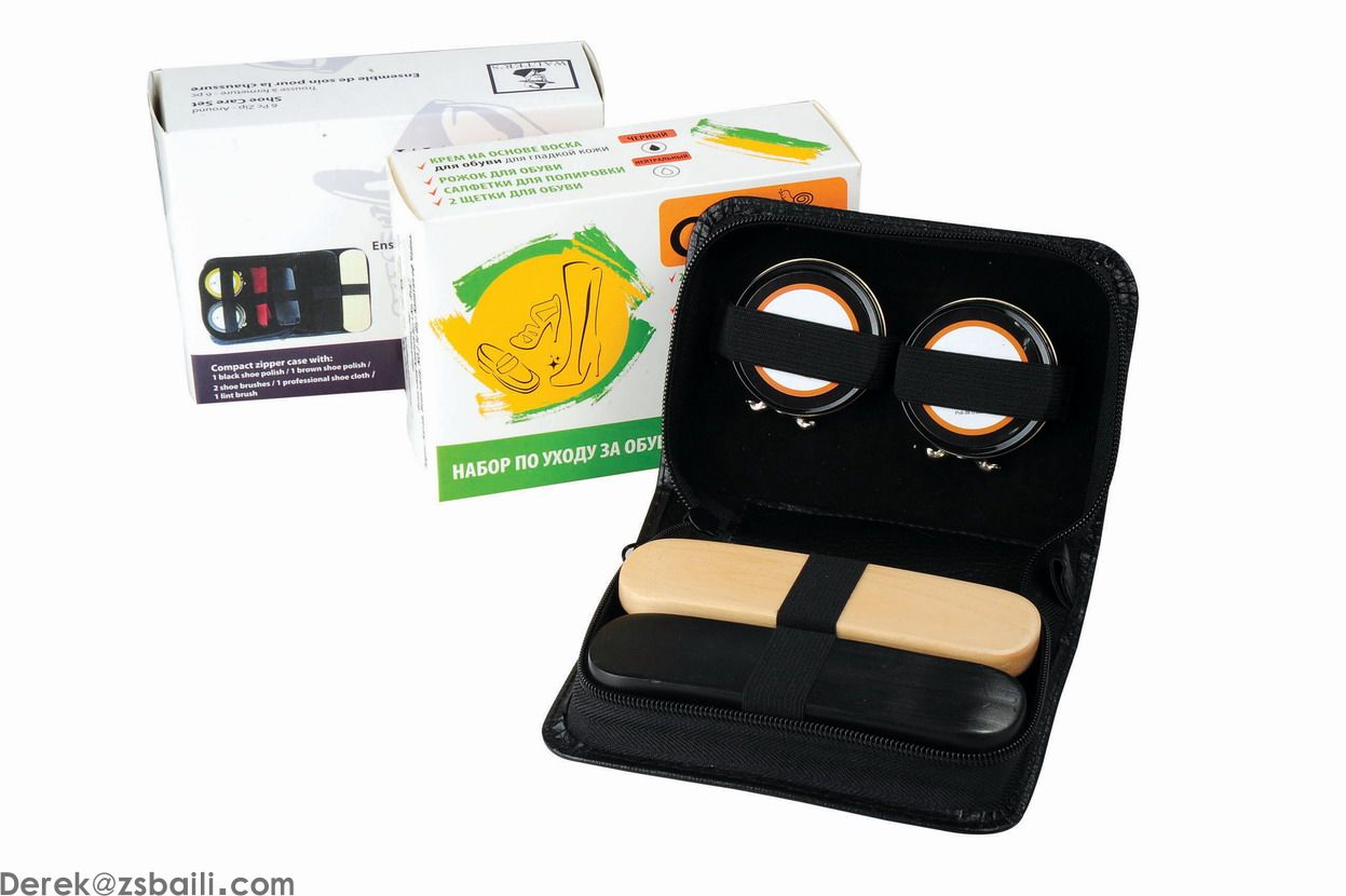 TZ-C03 Shoe Shine Kit 鞋油套装(图1)