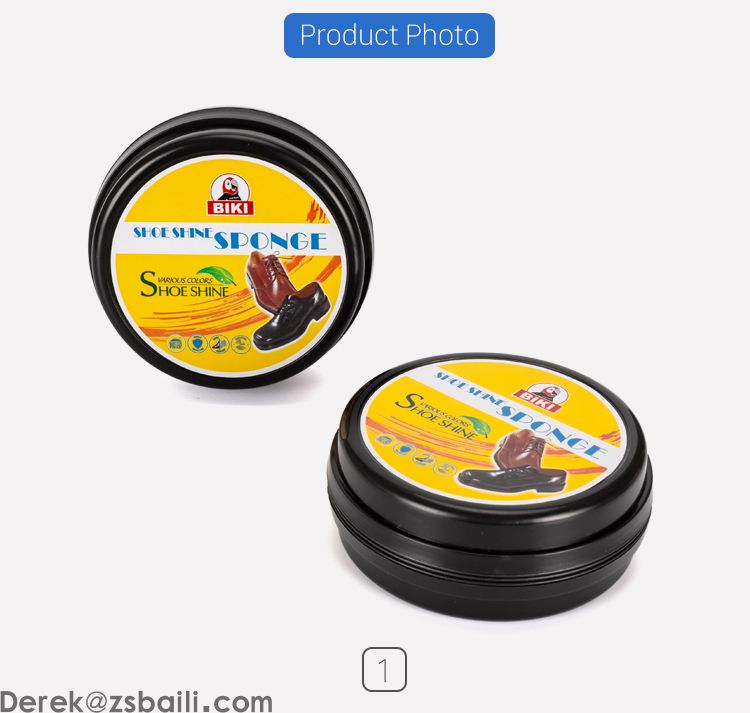 双面圆形海绵鞋蜡 Double sides Shoe Shine Sponge BK6600(图4) 双面圆形海绵鞋蜡 Double sides Shoe Shine Sponge BK6600(图4)