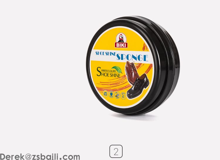 双面圆形海绵鞋蜡 Double sides Shoe Shine Sponge BK6600(图5) 双面圆形海绵鞋蜡 Double sides Shoe Shine Sponge BK6600(图5)
