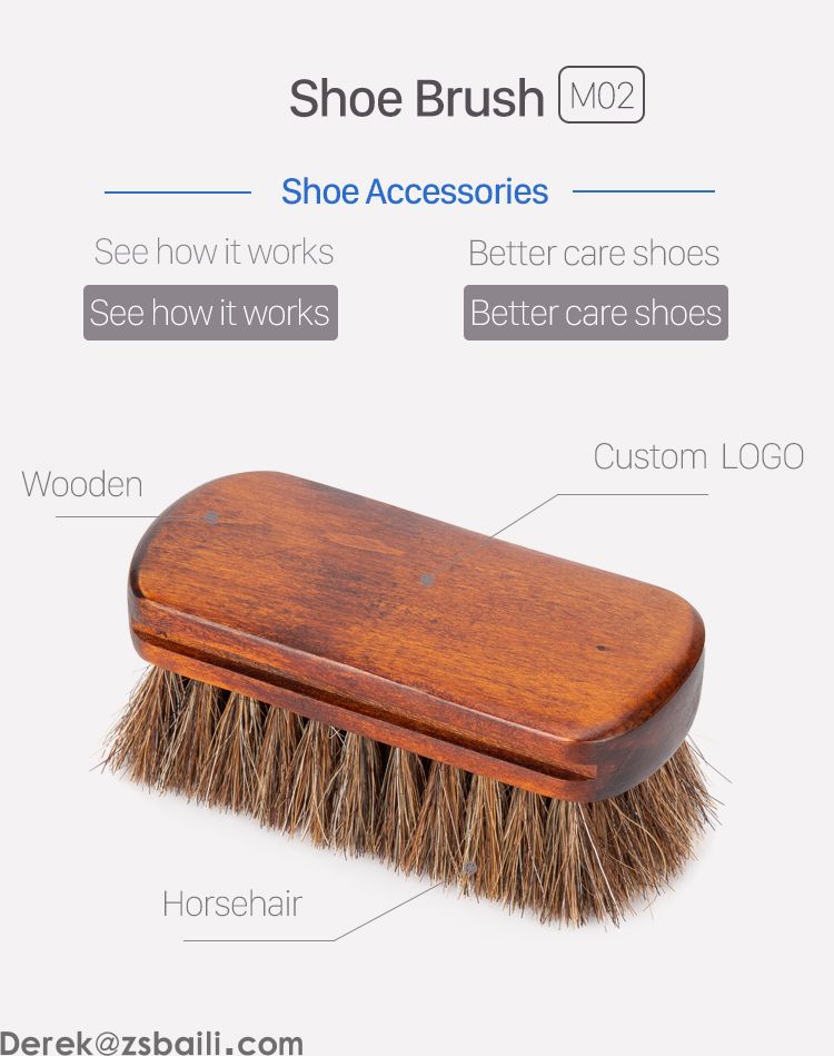 XS-M02 Horse Hair Shoe Brush 马鬃毛刷(图1) XS-M02 Horse Hair Shoe Brush 马鬃毛刷(图1)